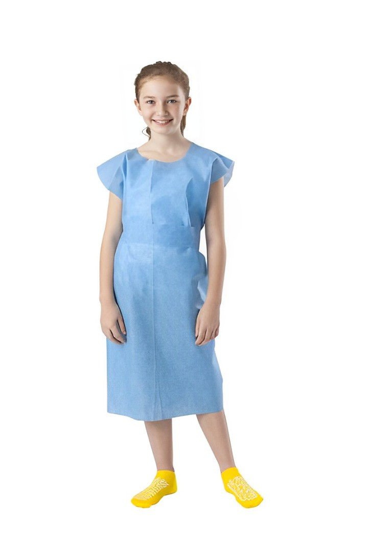 Pediatric Exam Gowns - Made in the USA - 25 pcs DG DisposableGowns Pediatric Exam Gowns - Made in the USA - 25 pcs DG DisposableGowns