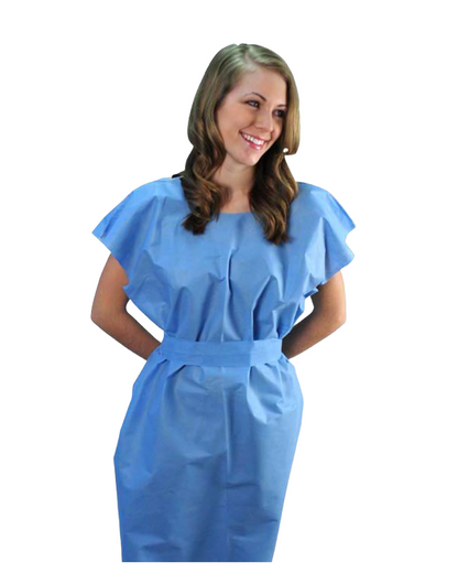 Disposable Medical Exam Gowns - Made in the USA - 50 pcs