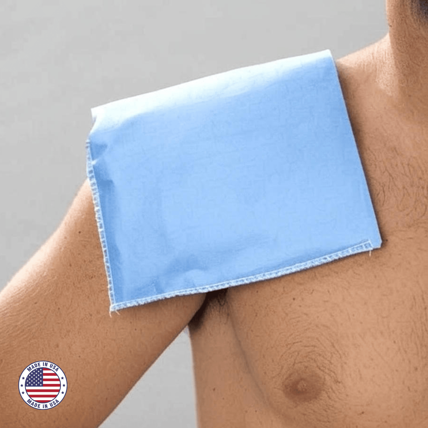 Disposable Hot Cold Pack Sleeves, 50 Count — Non - Woven Protective Covers for Hot & Cold Therapy Packs — Made in USA (Blue) — DG DisposableGowns® - DisposableGowns | Made in America