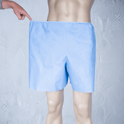 Disposable Medical Exam Shorts - Made in the USA - 50 pcs - DisposableGowns.com