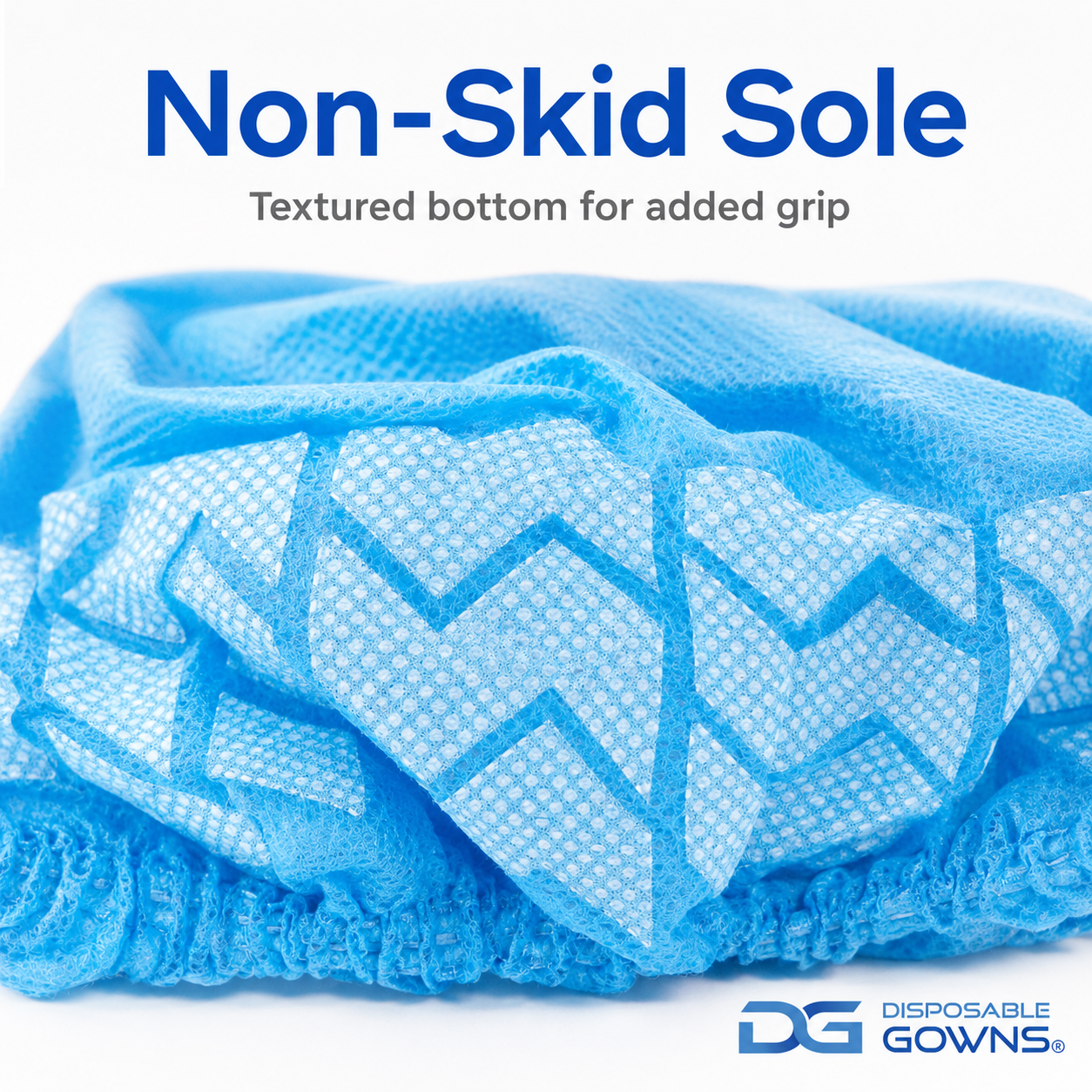 DG DisposableGowns® Non-Slip Shoe Covers, Universal, 100 Pack (50 Pairs)