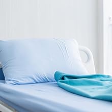 Premium Fitted Disposable Hospital Bed Sheet - Made in the USA - Fitted (36" x 80" x 6") - 50 pcs - DisposableGowns.com